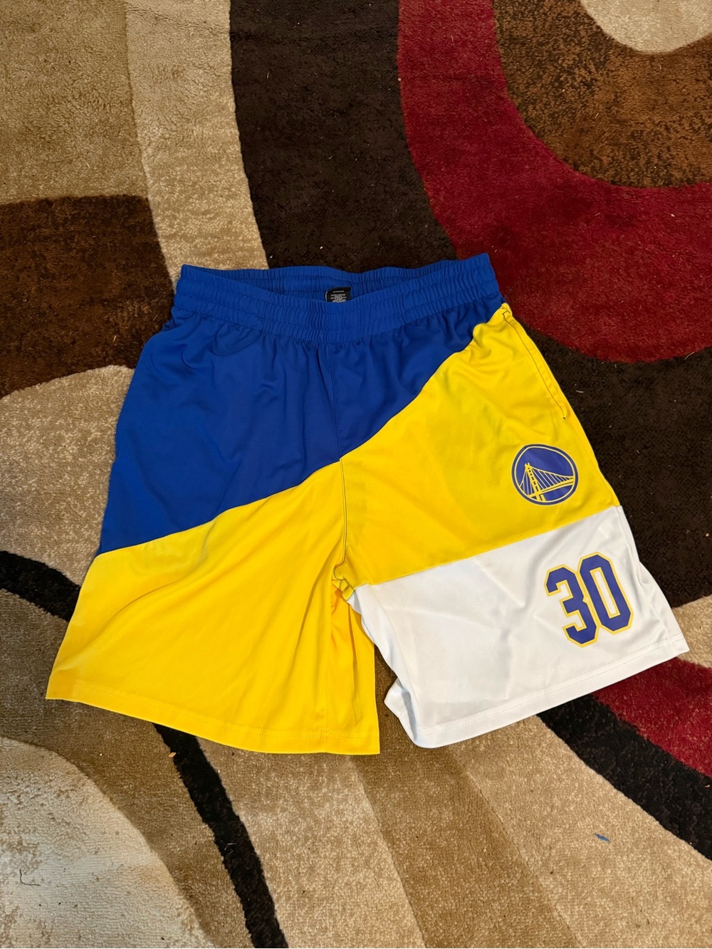 NBA Golden State Warriors team/Steph Curry shorts size L